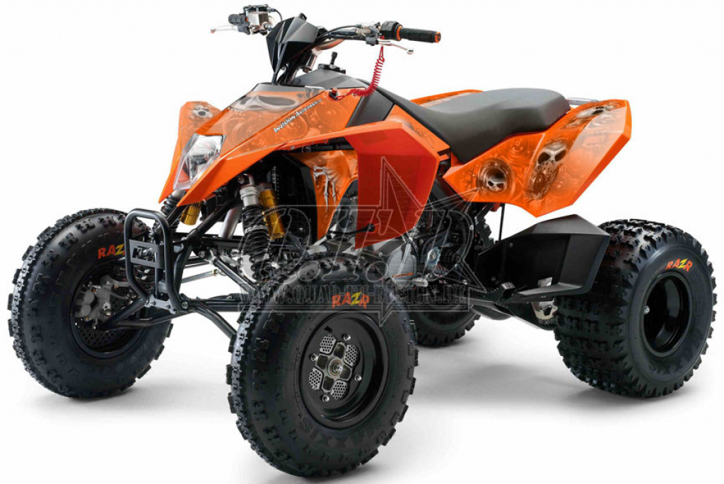 Head Creeps Orange for KTM Quad SX/XC 450/505/525